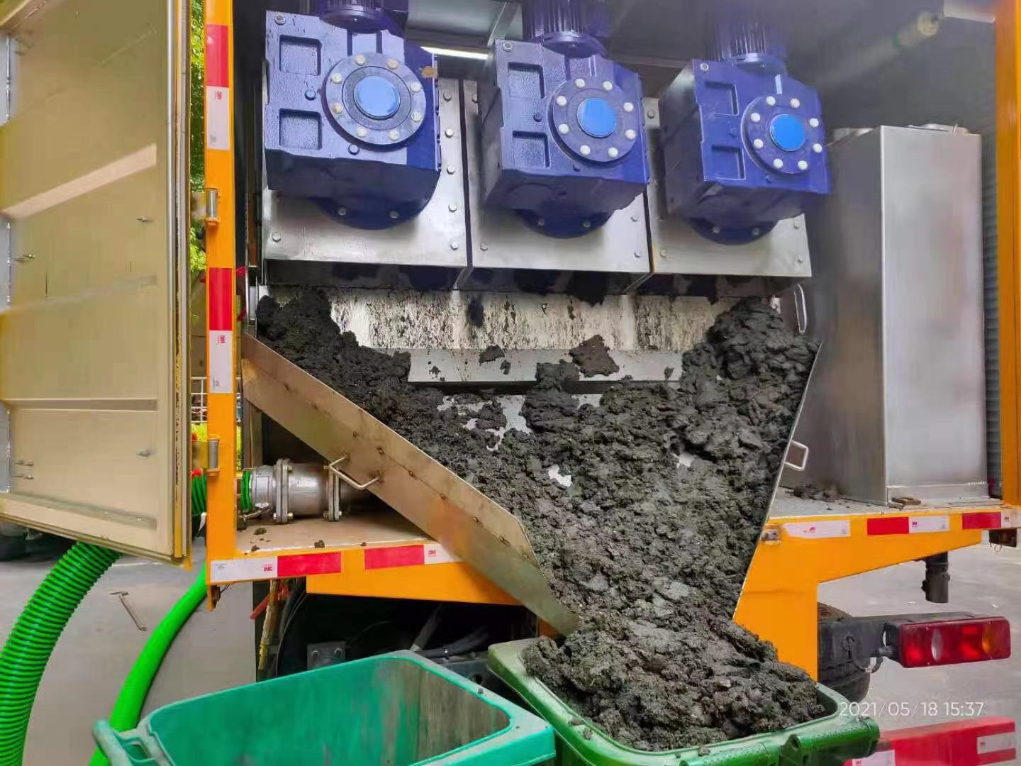 花垣化粪池清掏城市维护站-泥浆净化干湿分离处理